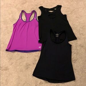 3 workout tanks!